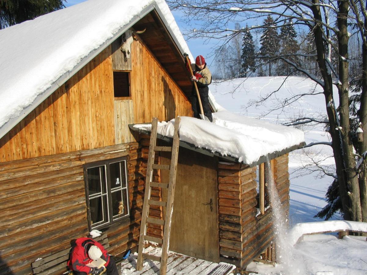 Srub Na Svahu Sjezdovky V Radvanicich Villa Radvanice  Exteriör bild