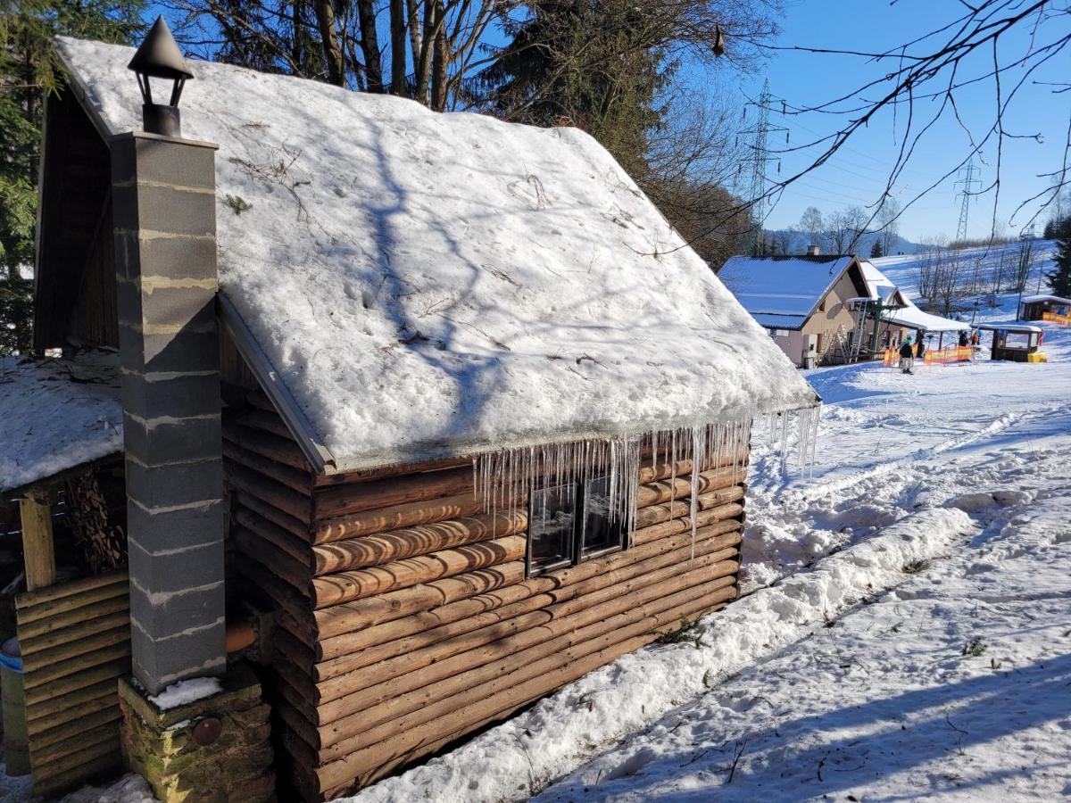 Srub Na Svahu Sjezdovky V Radvanicich Villa Radvanice  Exteriör bild