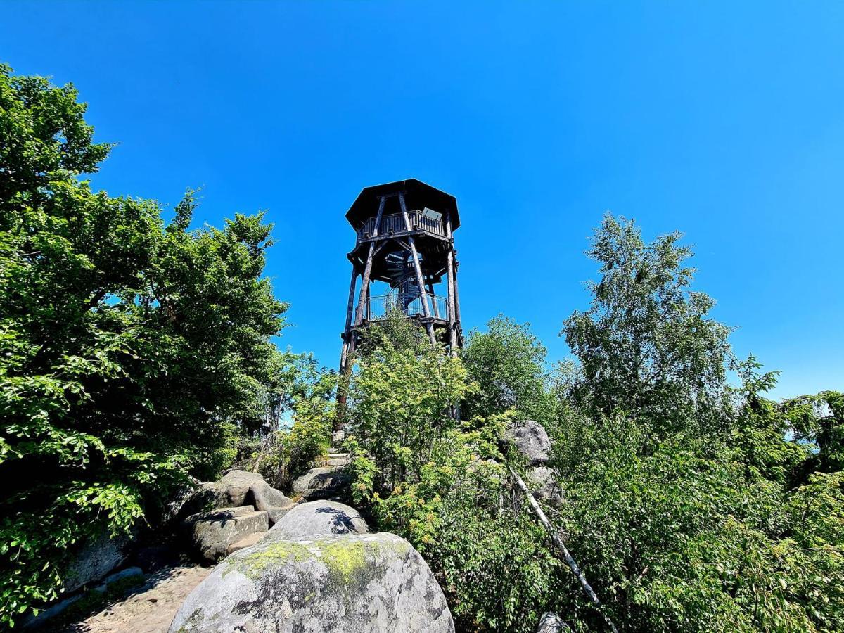 Srub Na Svahu Sjezdovky V Radvanicich Villa Radvanice  Exteriör bild